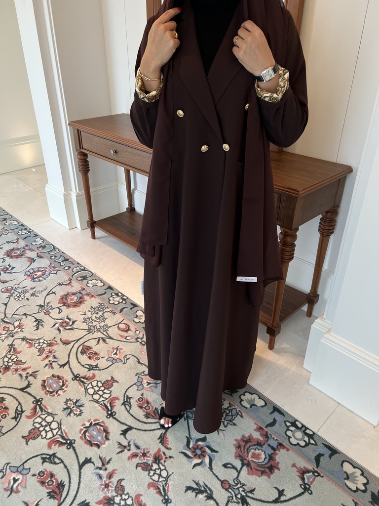 Versace brown abaya