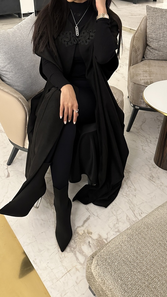 Winter cape abaya